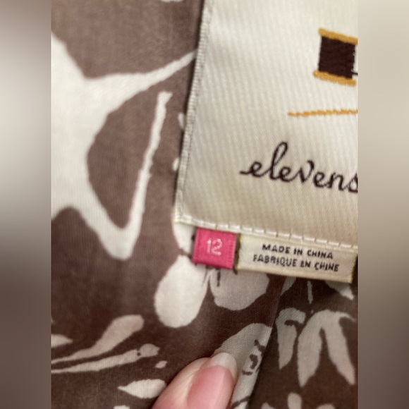 Anthropologie Elevenses wool blend ruffle blazer SZ 12 - Picture 8 of 8